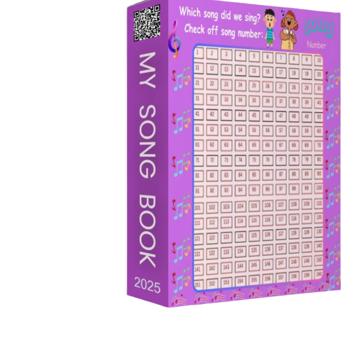 Colorful Singing Time template with check marks to track songs, perfect for kids to prepare for meetings and enjoy singing praises to Jehovah.